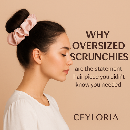 Why Oversized Scrunchies Are the Statement Hair Piece You Didn’t Know You Neede