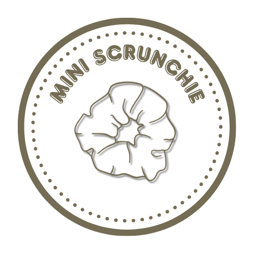 Eco-friendly mini scrunchie collection – cute, sustainable hair accessories for USA, UK, Canada, and Australia customers.
